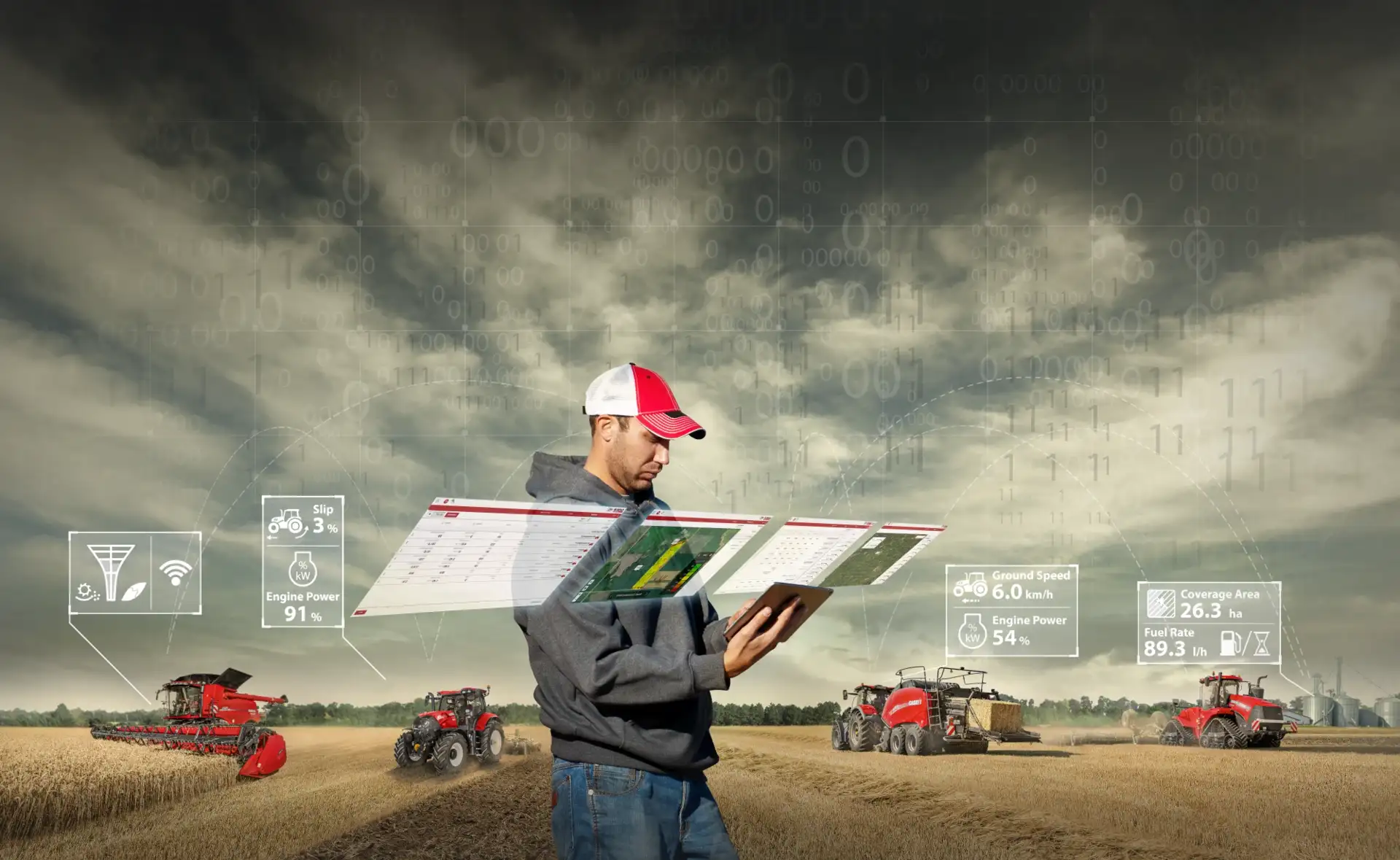 Case IH precision farming technology for connected tractors and equipment from Stevenson & Taylor Hastings New Zealand